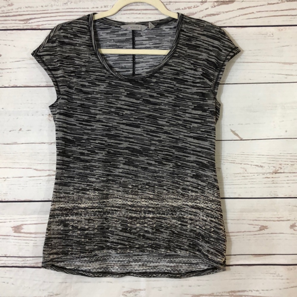 Athleta Semi-Sheer Top